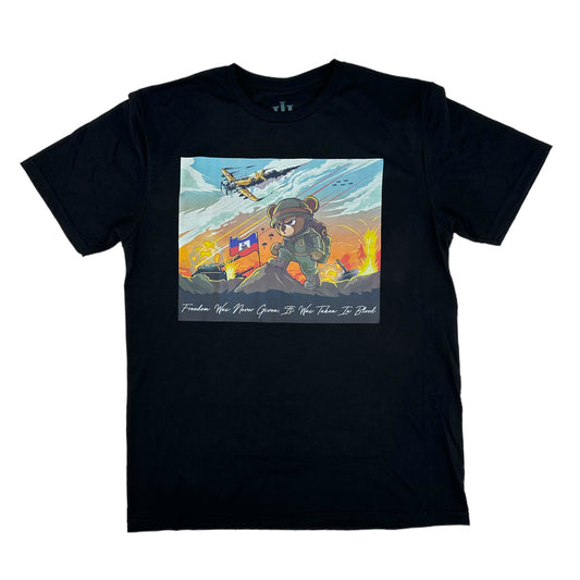 ZLU War Teddy Graphic T-Shirt